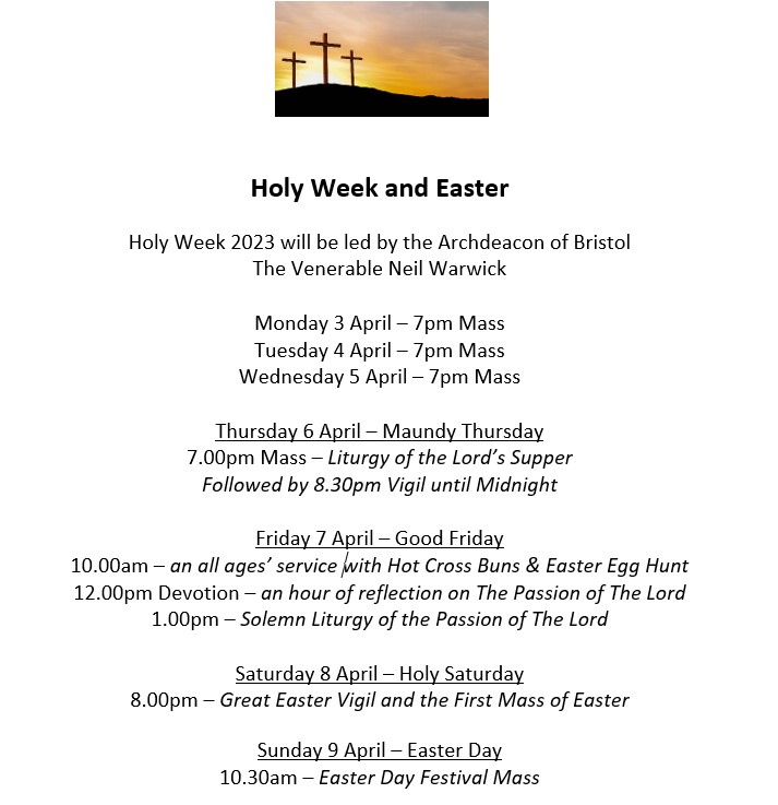 2023 03 Holy Week & Easter - u