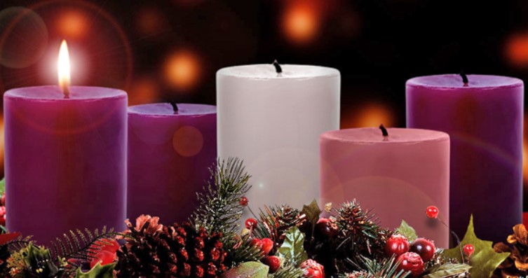 First Week of Advent Candles