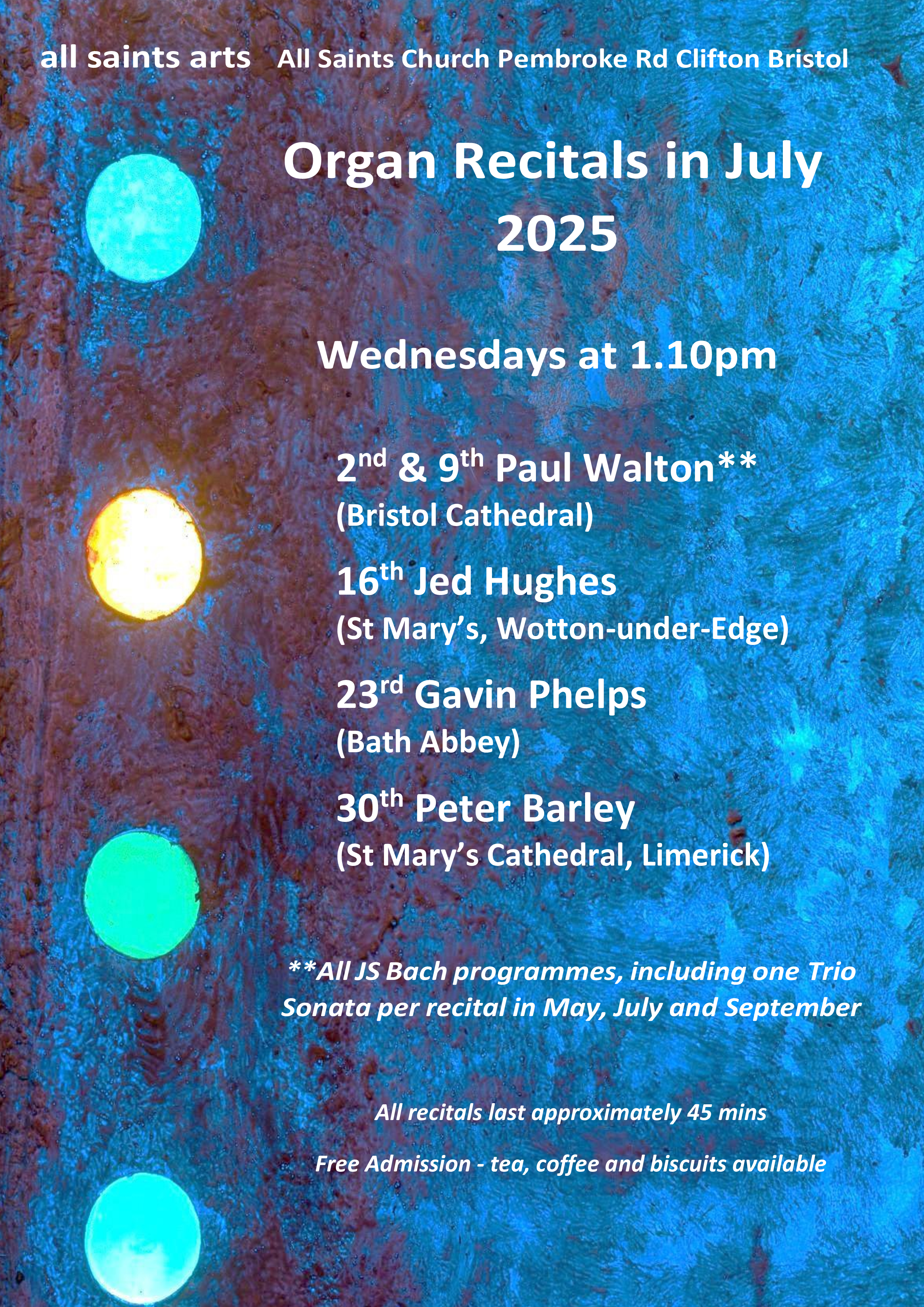Organ Recitals July 2025